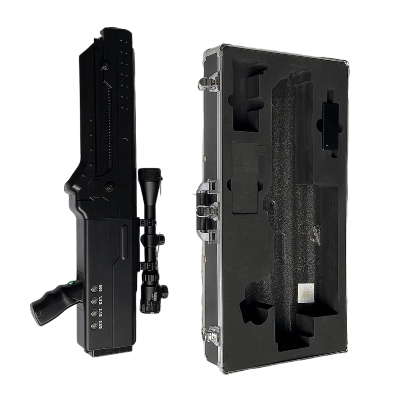  犍为手持便携式枪型低空防御反制四通道A型